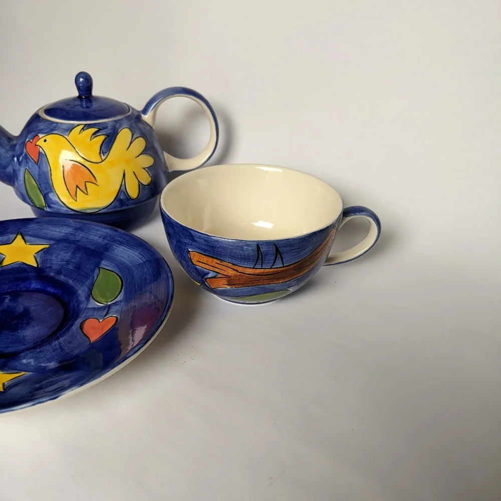 5 in 1 Stackable Teapot for 1 Set- Marianne Vinich Vintage